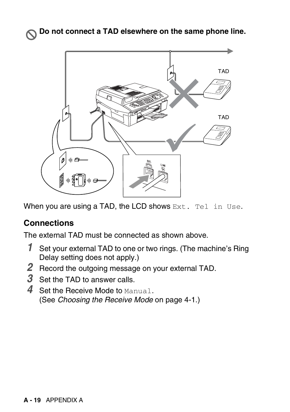 Connections | Brother DCP-110C User Manual | Page 174 / 212