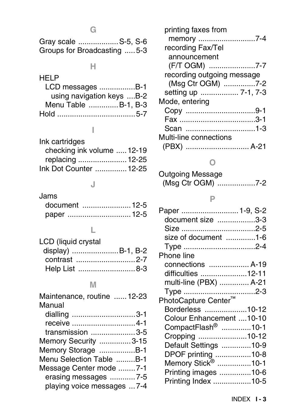 Brother DCP-110C User Manual | Page 207 / 212