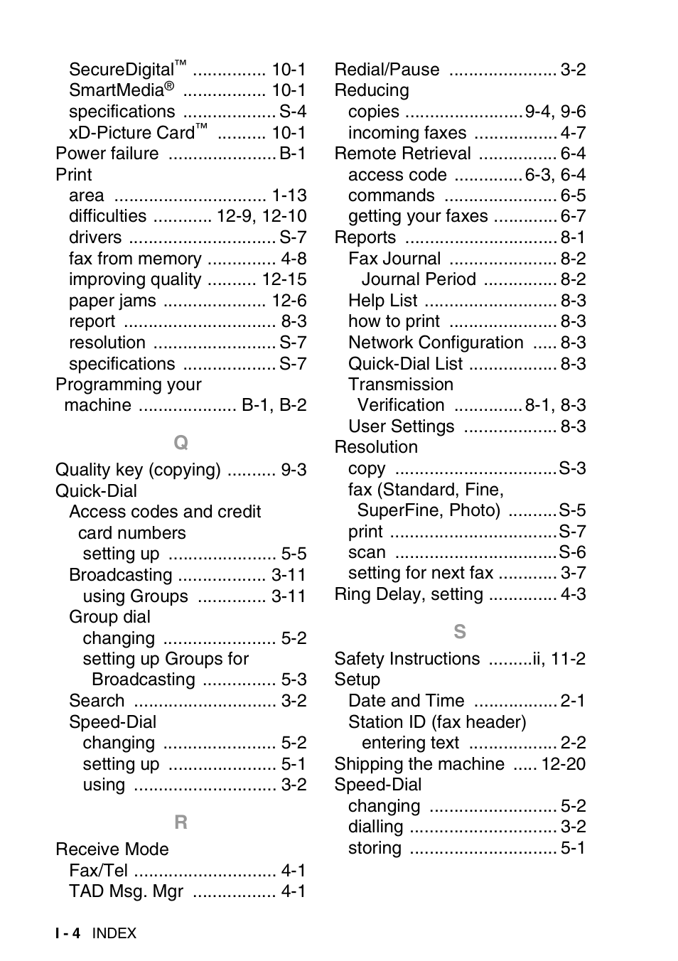 Brother DCP-110C User Manual | Page 208 / 212