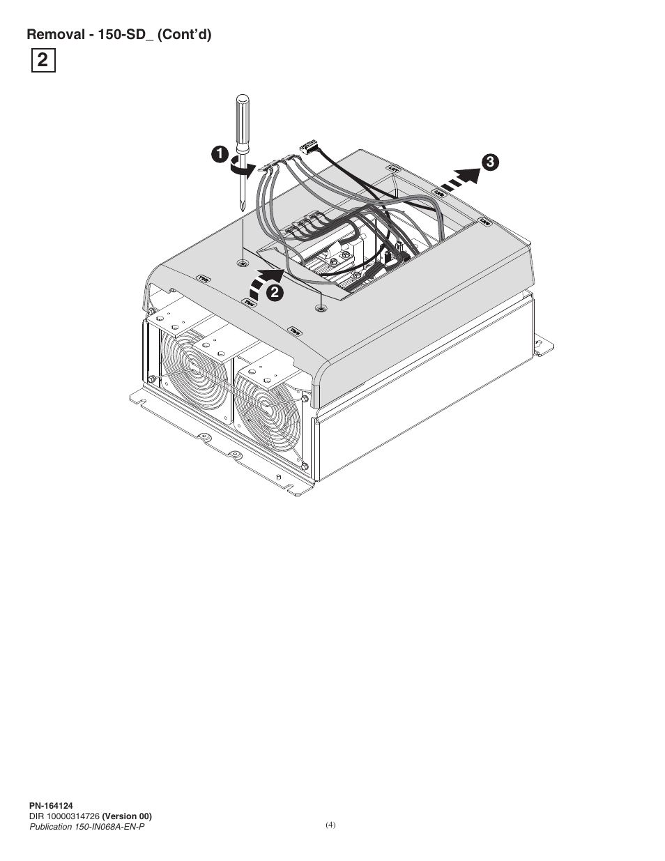 Rockwell Automation 150-SCRC SMC-50 Soft Starter Cover Replacement User Manual | Page 4 / 6