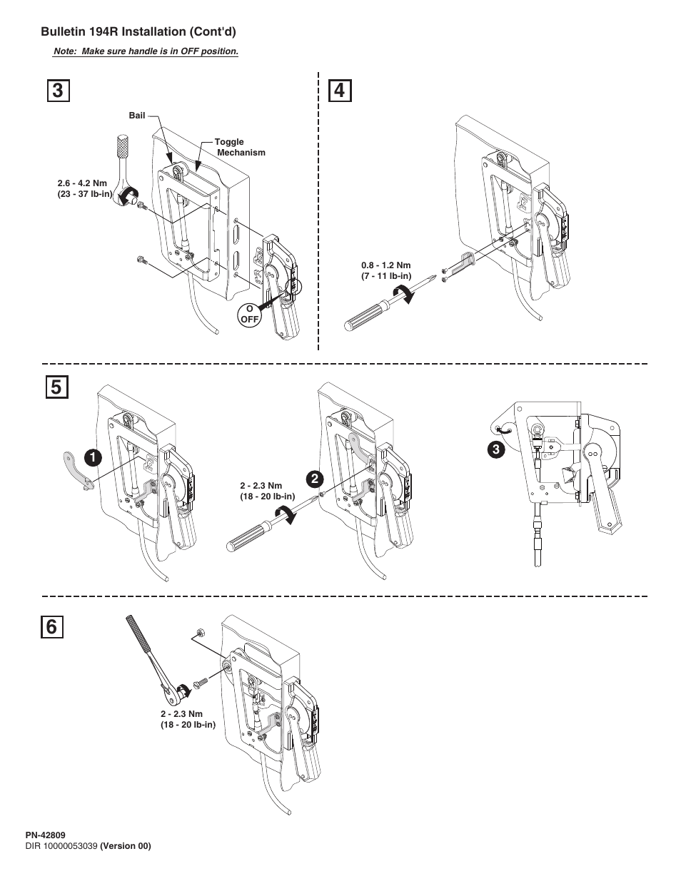 Rockwell Automation 194R-FCxx NFPA Compliant Cable Operated Disconnect Switch User Manual | Page 2 / 4