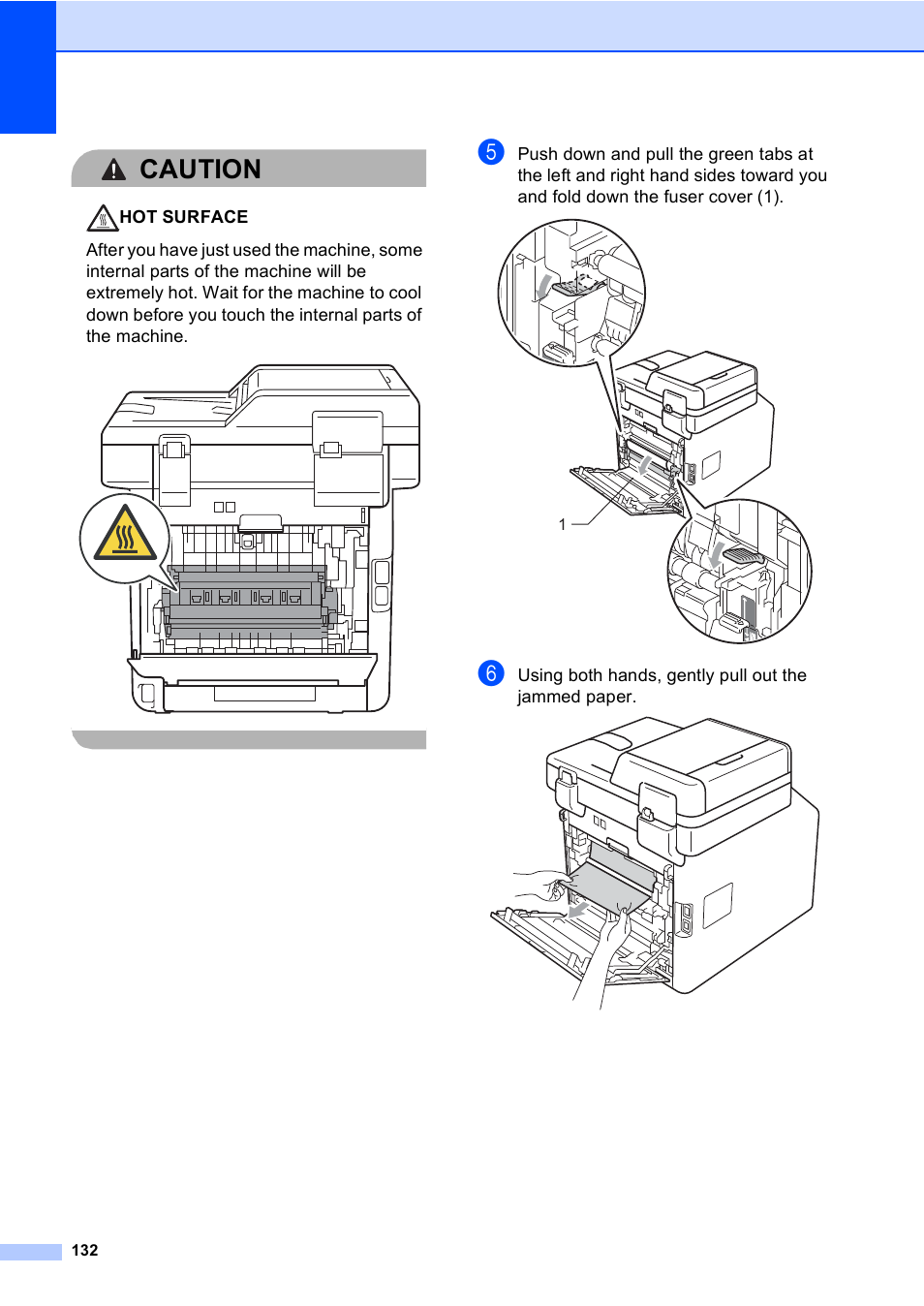 Caution | Brother MFC 9970CDW User Manual | Page 140 / 218