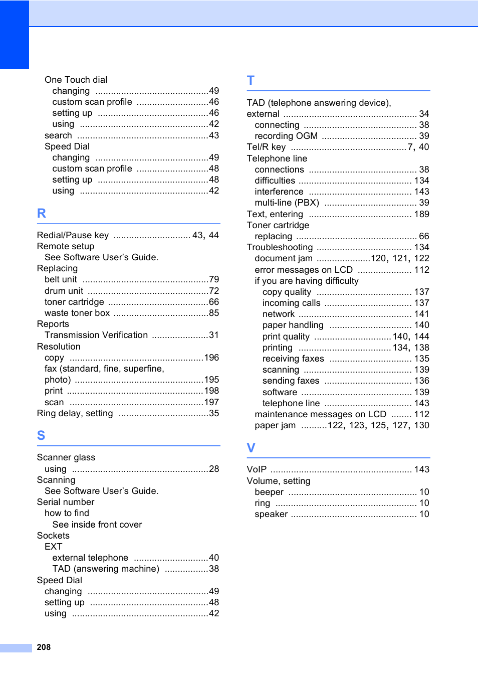 Brother MFC 9970CDW User Manual | Page 216 / 218