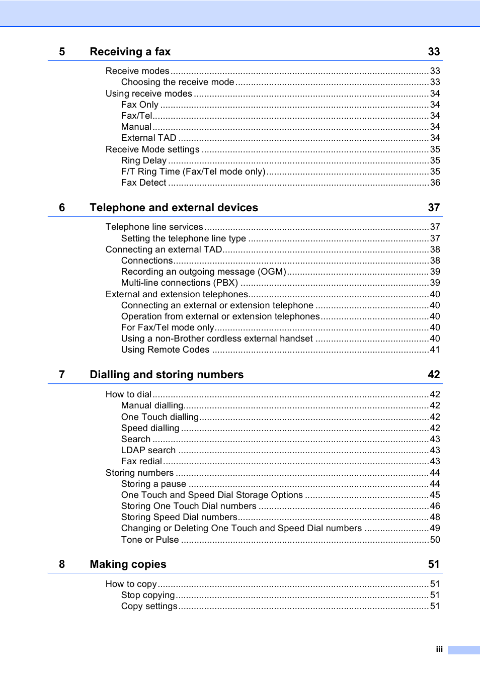 Brother MFC 9970CDW User Manual | Page 5 / 218
