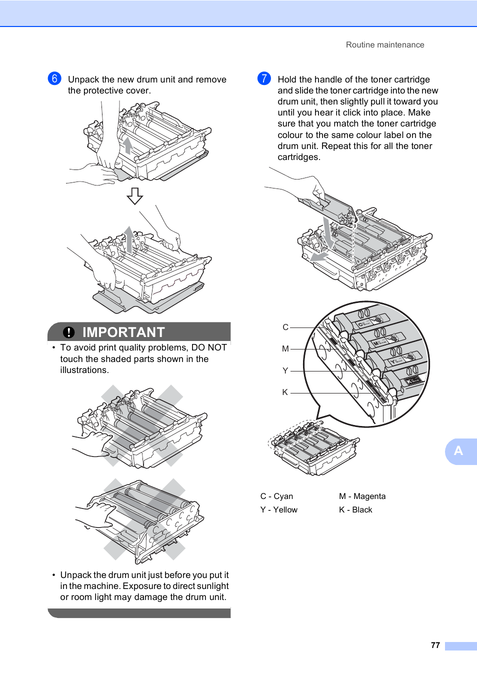 Important | Brother MFC 9970CDW User Manual | Page 85 / 218