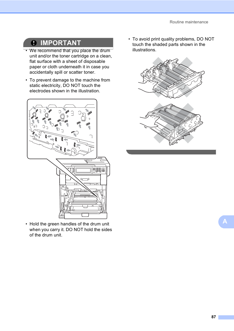 Important | Brother MFC 9970CDW User Manual | Page 95 / 218