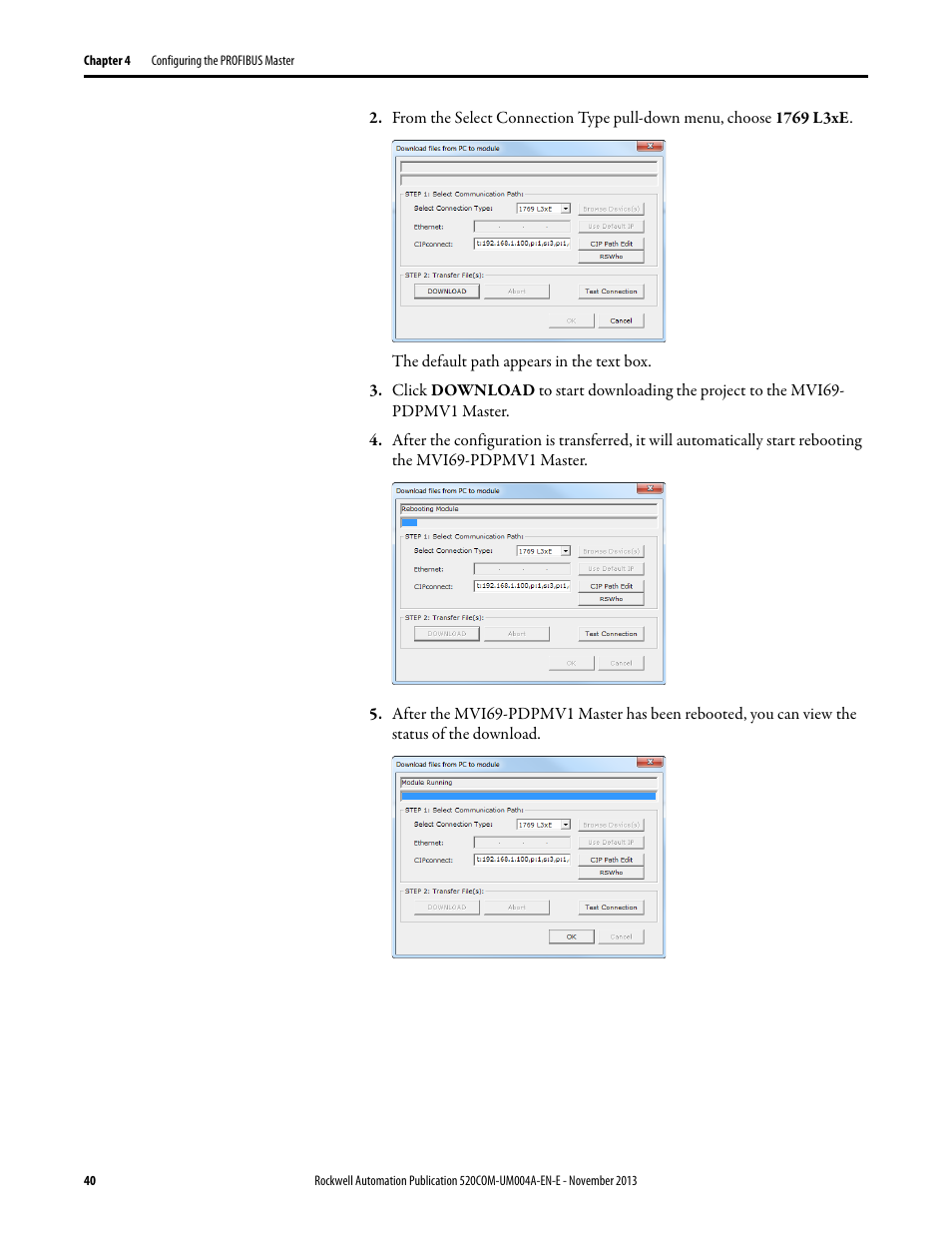 Rockwell Automation 25-COMM-P PowerFlex PROFIBUS DPV1 Adapter User Manual | Page 40 / 94
