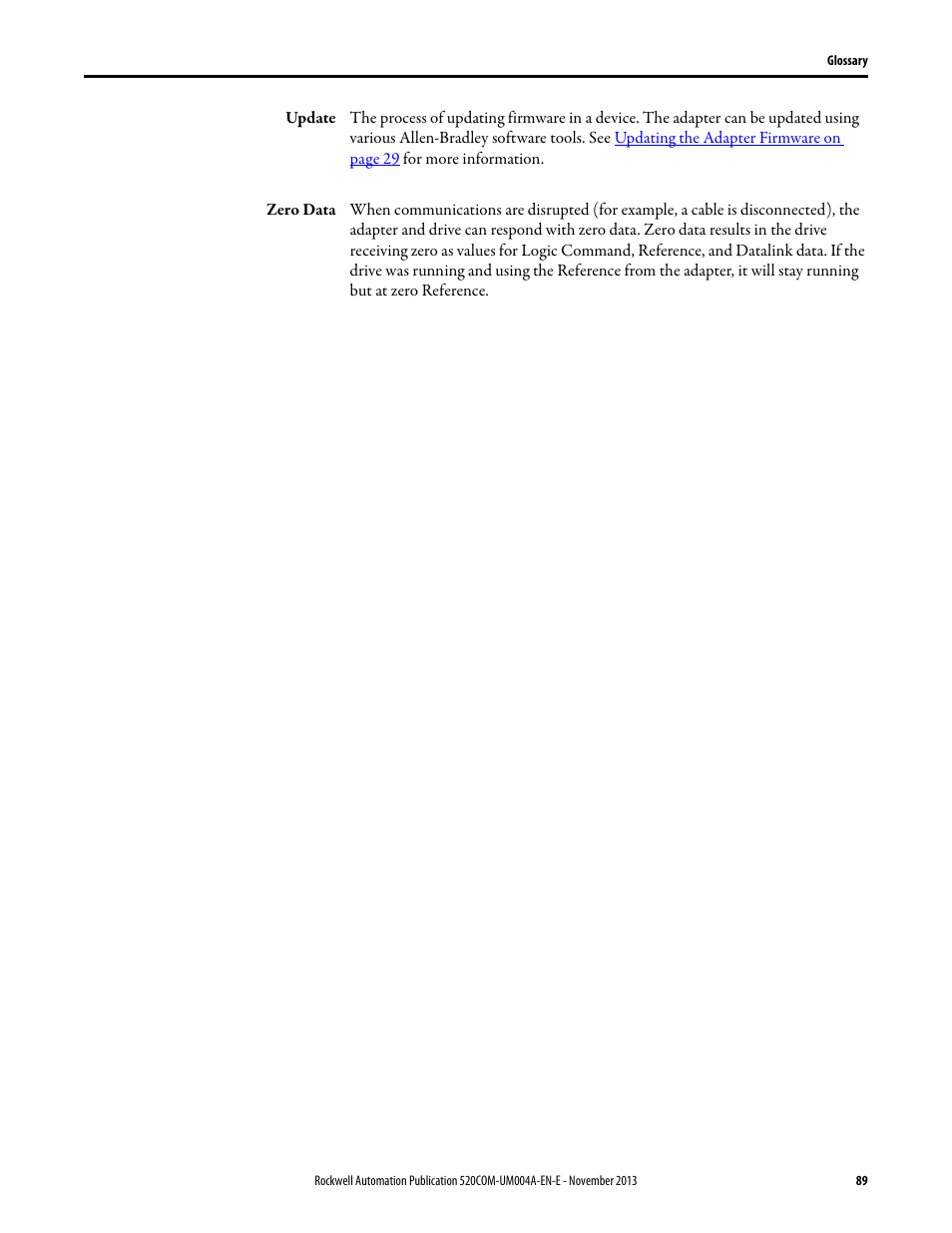 Rockwell Automation 25-COMM-P PowerFlex PROFIBUS DPV1 Adapter User Manual | Page 89 / 94