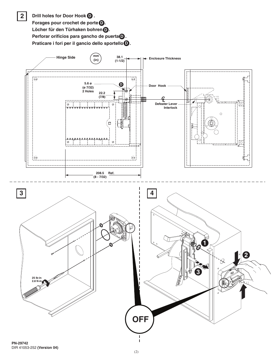 Rockwell Automation 194RS-Nxxxx Compliant Side-Mount Disconnect User Manual | Page 2 / 6