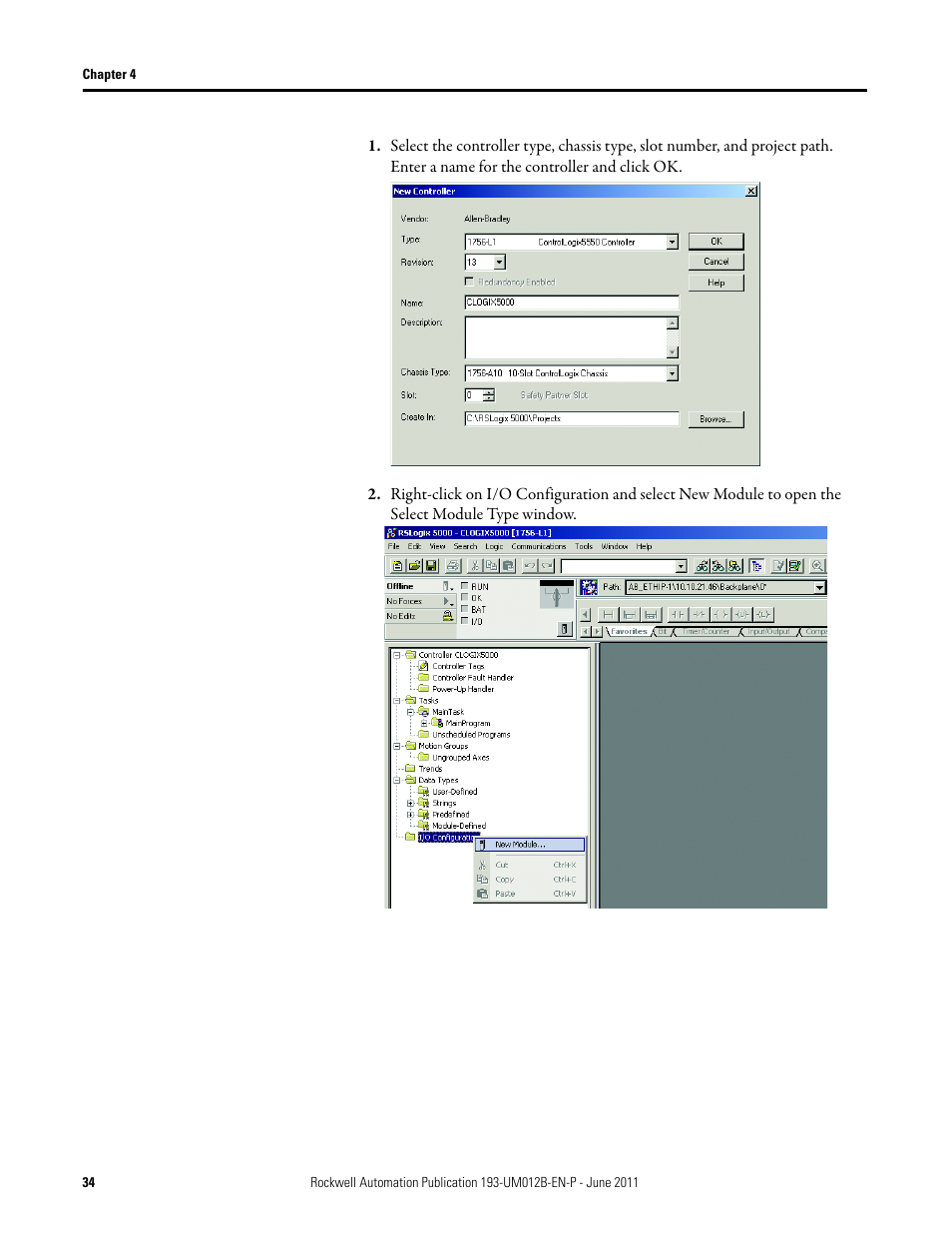 Rockwell Automation 193-ETN E1 Plus EtherNet Side Mount Module User Manual User Manual | Page 34 / 98