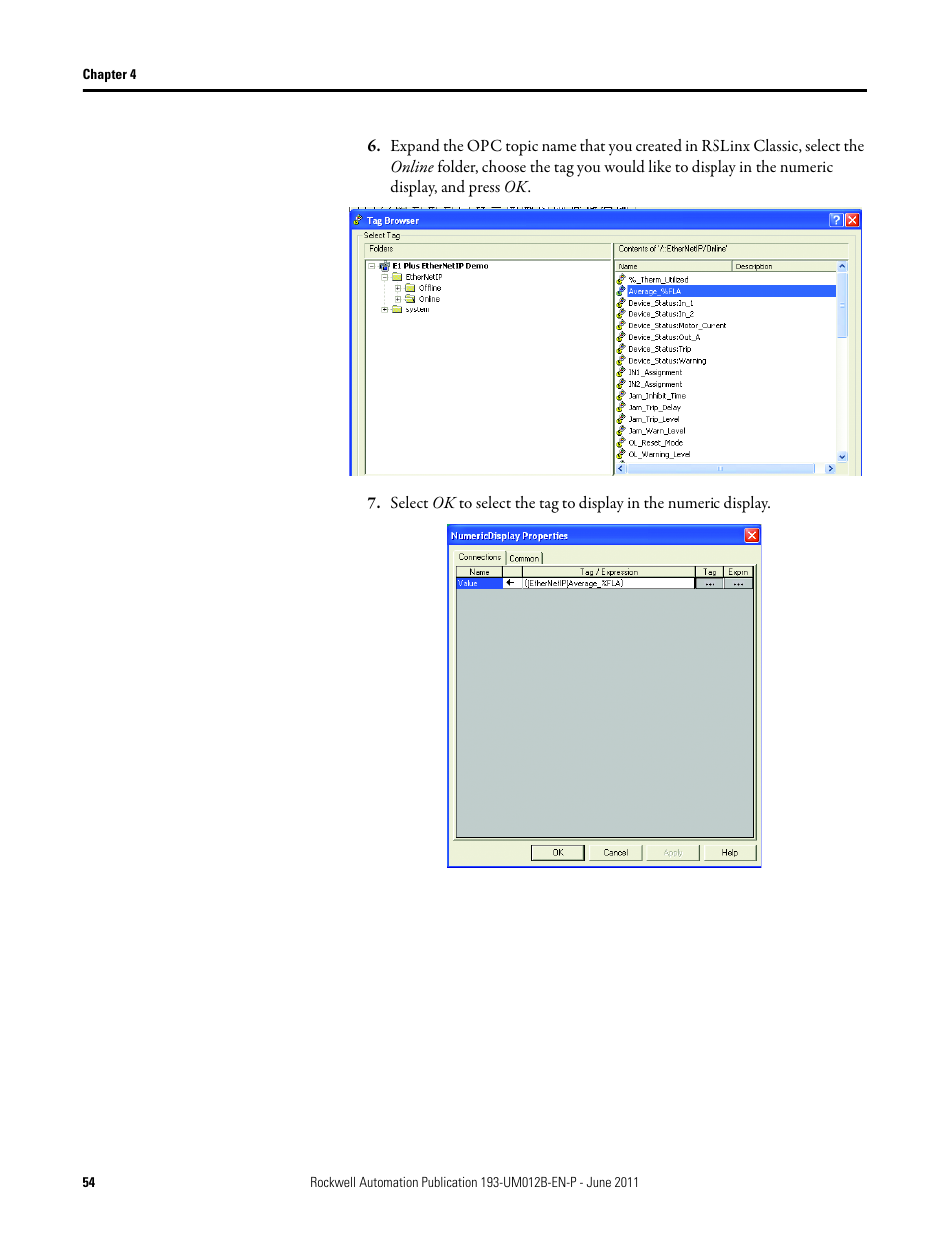 Rockwell Automation 193-ETN E1 Plus EtherNet Side Mount Module User Manual User Manual | Page 54 / 98