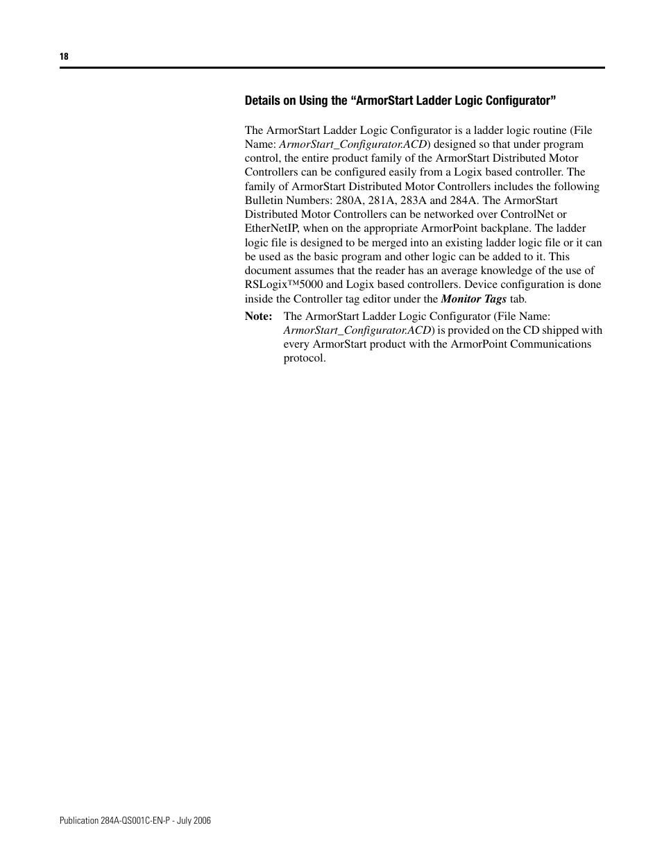 Rockwell Automation 284A ArmorStart with ArmorPoint Backplane - Getting Started User Manual | Page 18 / 40
