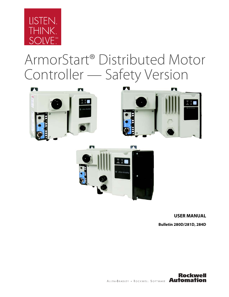 Rockwell Automation 284D ArmorStart - Safety Version - User Manual User Manual | 320 pages