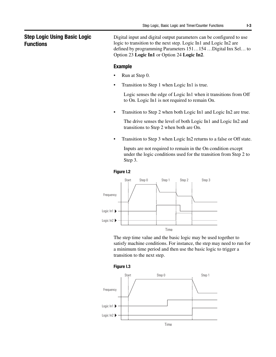 Step logic using basic logic functions | Rockwell Automation 284D ArmorStart - Safety Version - User Manual User Manual | Page 313 / 320