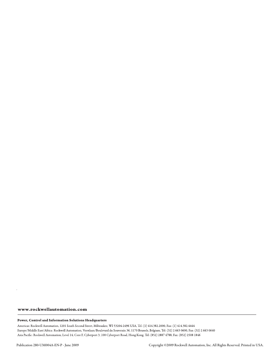 Rockwell Automation 284D ArmorStart - Safety Version - User Manual User Manual | Page 320 / 320