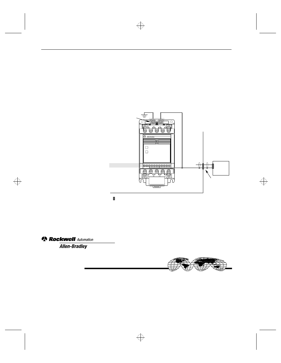 Worldwide representation, 4160 ssc™ variable speed controller (series b), Figure 4 control connections | Control cabinet | Rockwell Automation 160 SER A FRN 1.XX-4.XX User Manual | Page 12 / 50