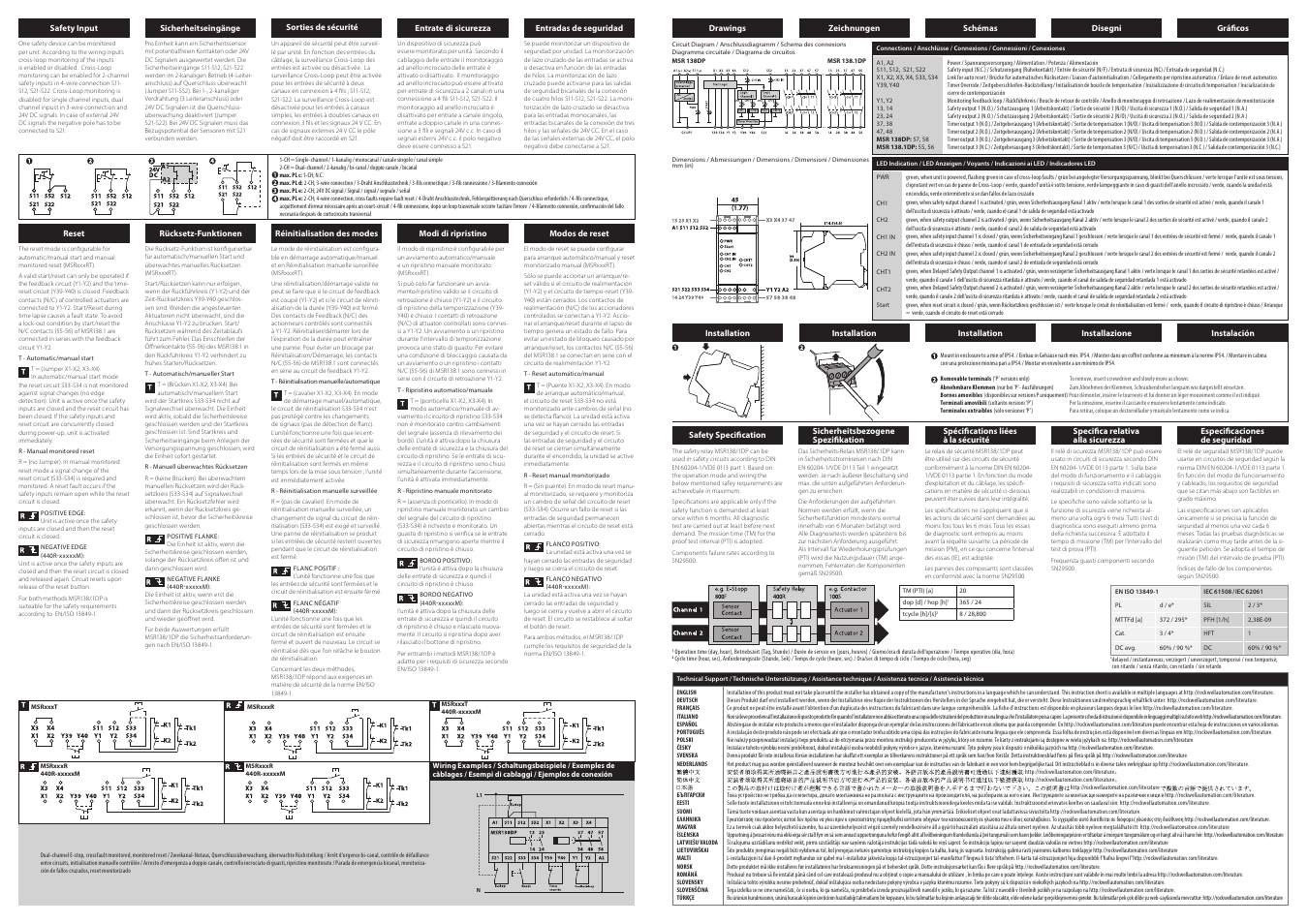 Rockwell Automation 440R Minotaur MSR138DP, MSR138.1DP User Manual | Page 2 / 2