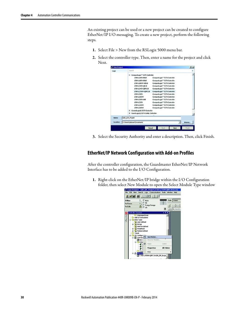 Rockwell Automation 440R Guardmaster EtherNet/IP Network Interface User Manual User Manual | Page 30 / 64