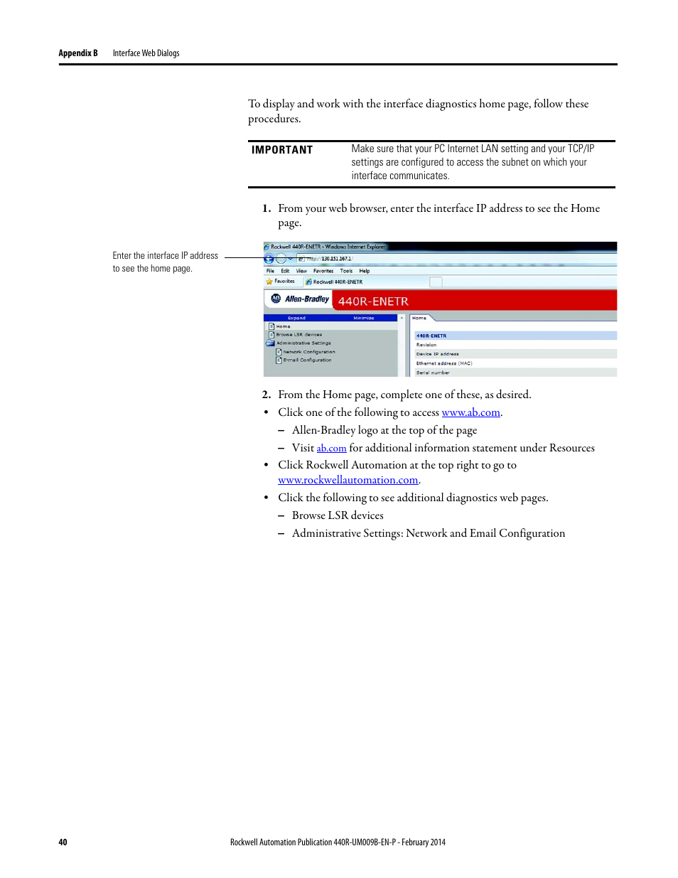 Rockwell Automation 440R Guardmaster EtherNet/IP Network Interface User Manual User Manual | Page 40 / 64