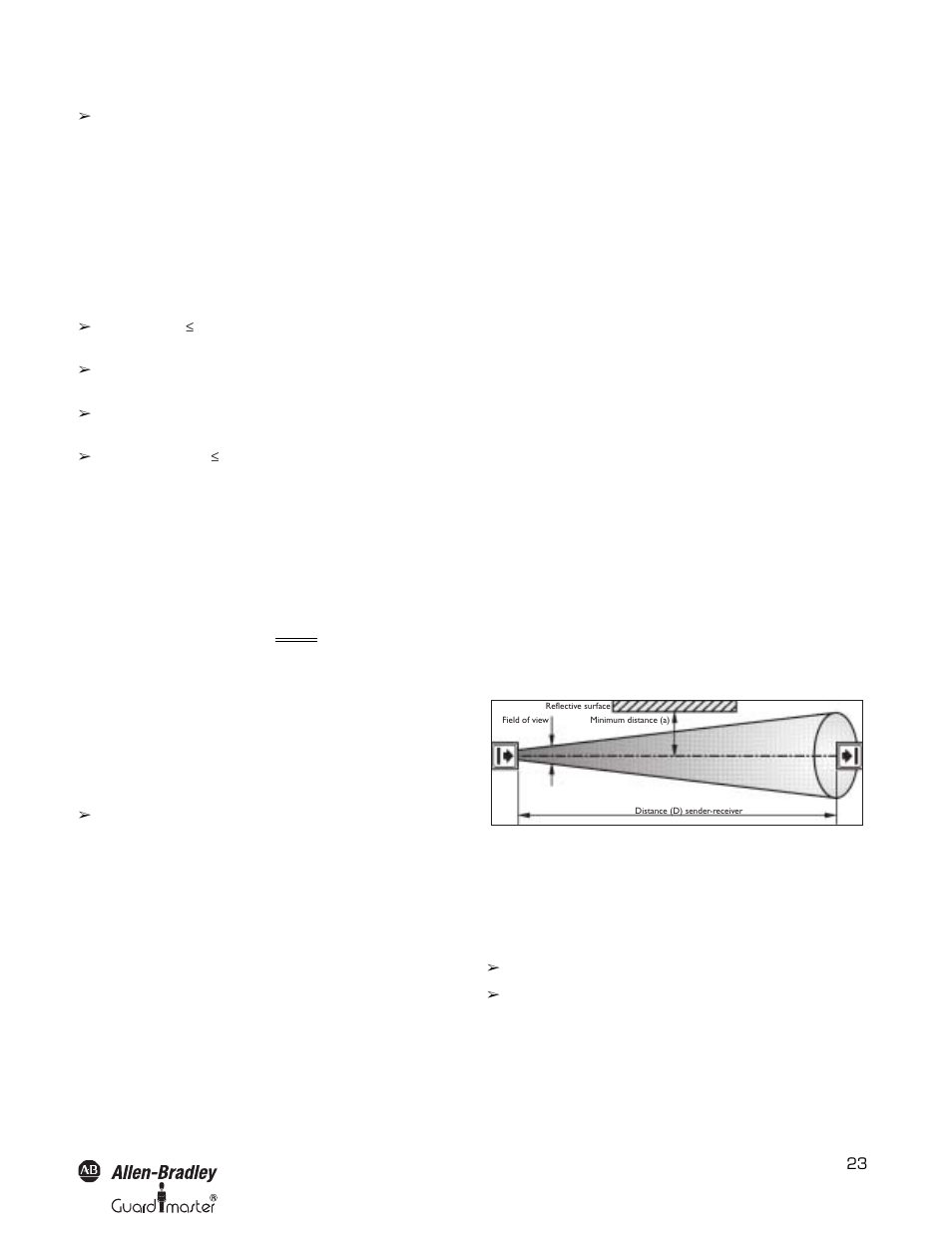 Rockwell Automation 442L SafeShield Safety Light Curtain Hardware User Manual | Page 23 / 48