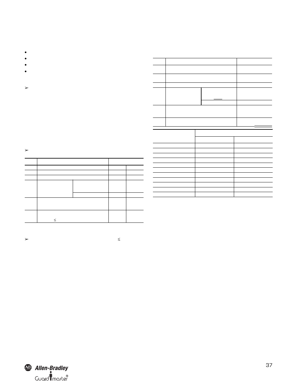 Response time | Rockwell Automation 442L SafeShield Safety Light Curtain Hardware User Manual | Page 37 / 48
