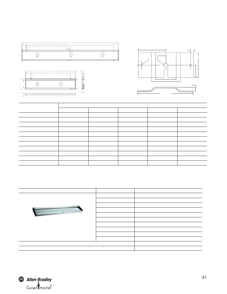Accessories, Corner mirror | Rockwell Automation 442L SafeShield Safety Light Curtain Hardware User Manual | Page 41 / 48