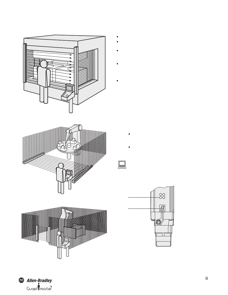 Rockwell Automation 442L SafeShield Safety Light Curtain Hardware User Manual | Page 9 / 48