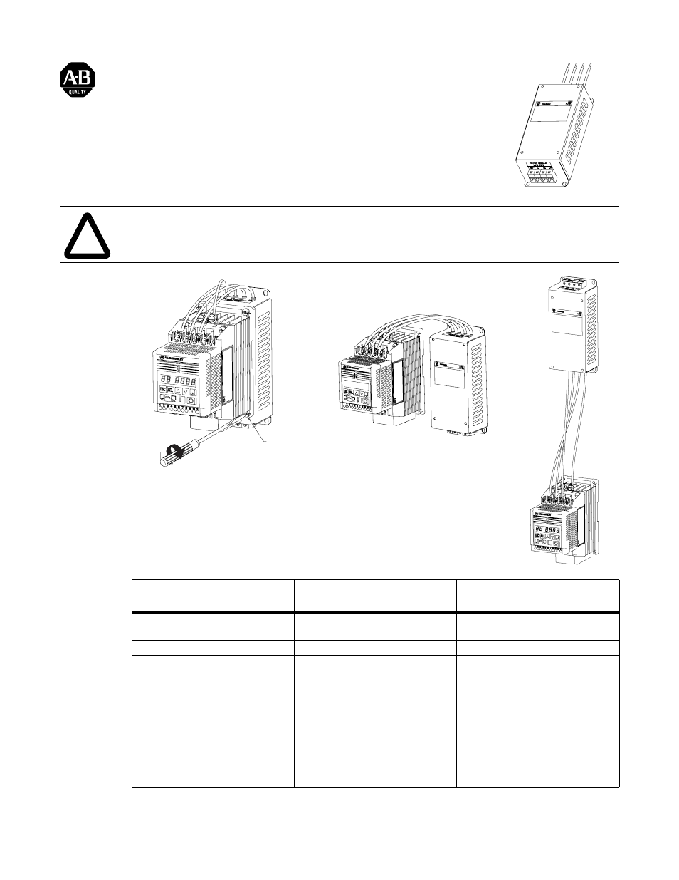 Rockwell Automation 160 Line Filter Module 160 Series B User Manual | 16 pages
