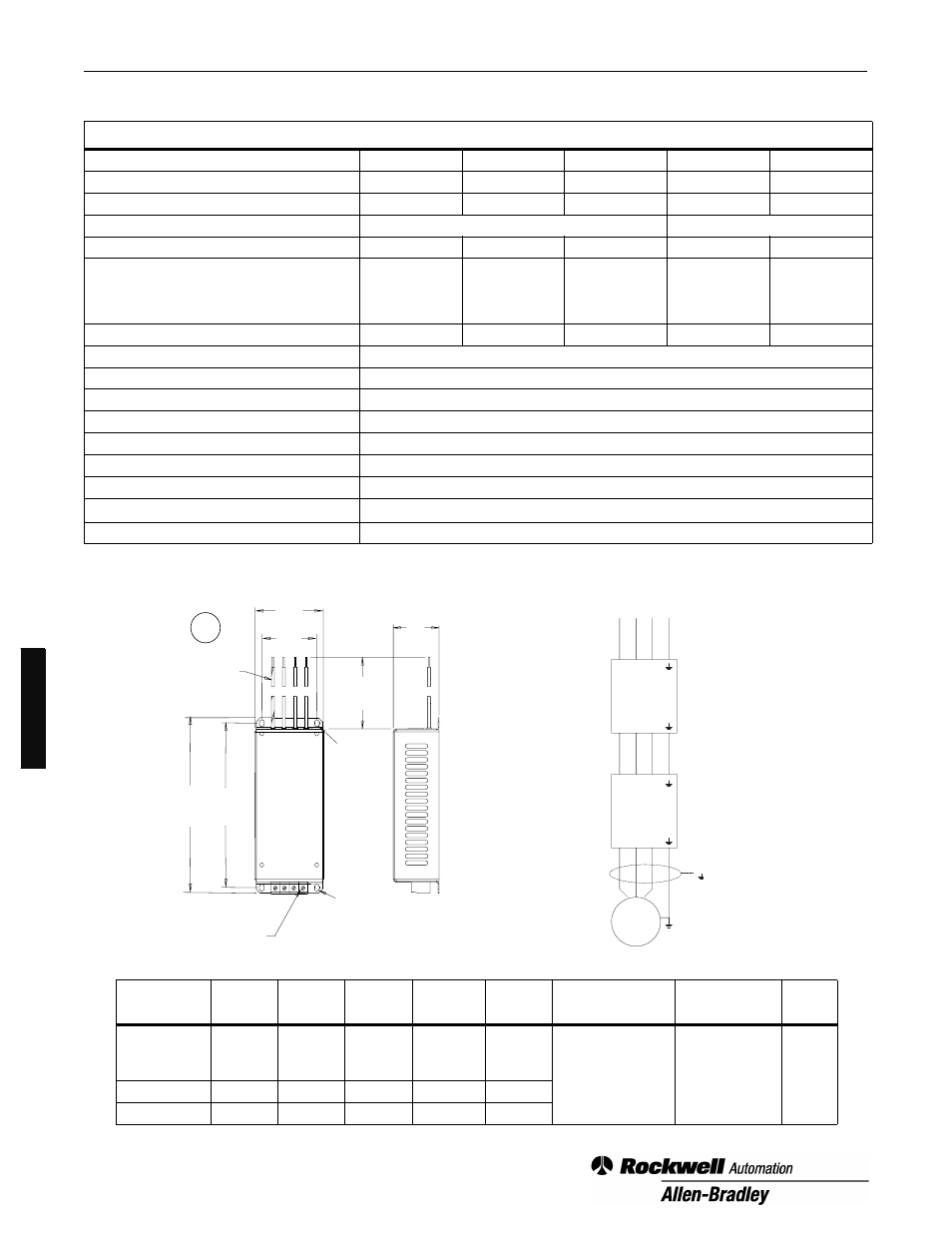 Rockwell Automation 160 Line Filter Module 160 Series B User Manual | Page 10 / 16