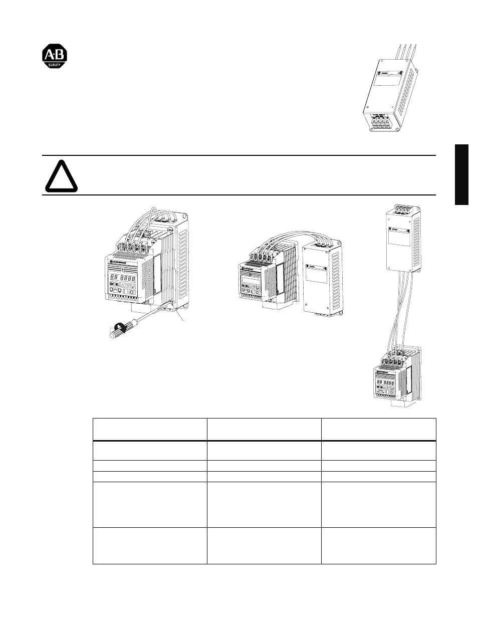 Español, Módulo de filtro de línea, Instalación | Rockwell Automation 160 Line Filter Module 160 Series B User Manual | Page 3 / 16