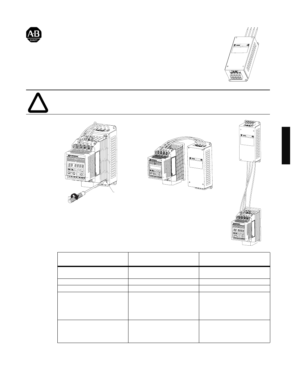 Français, Filtre de ligne (rfi), Installation | Rockwell Automation 160 Line Filter Module 160 Series B User Manual | Page 5 / 16