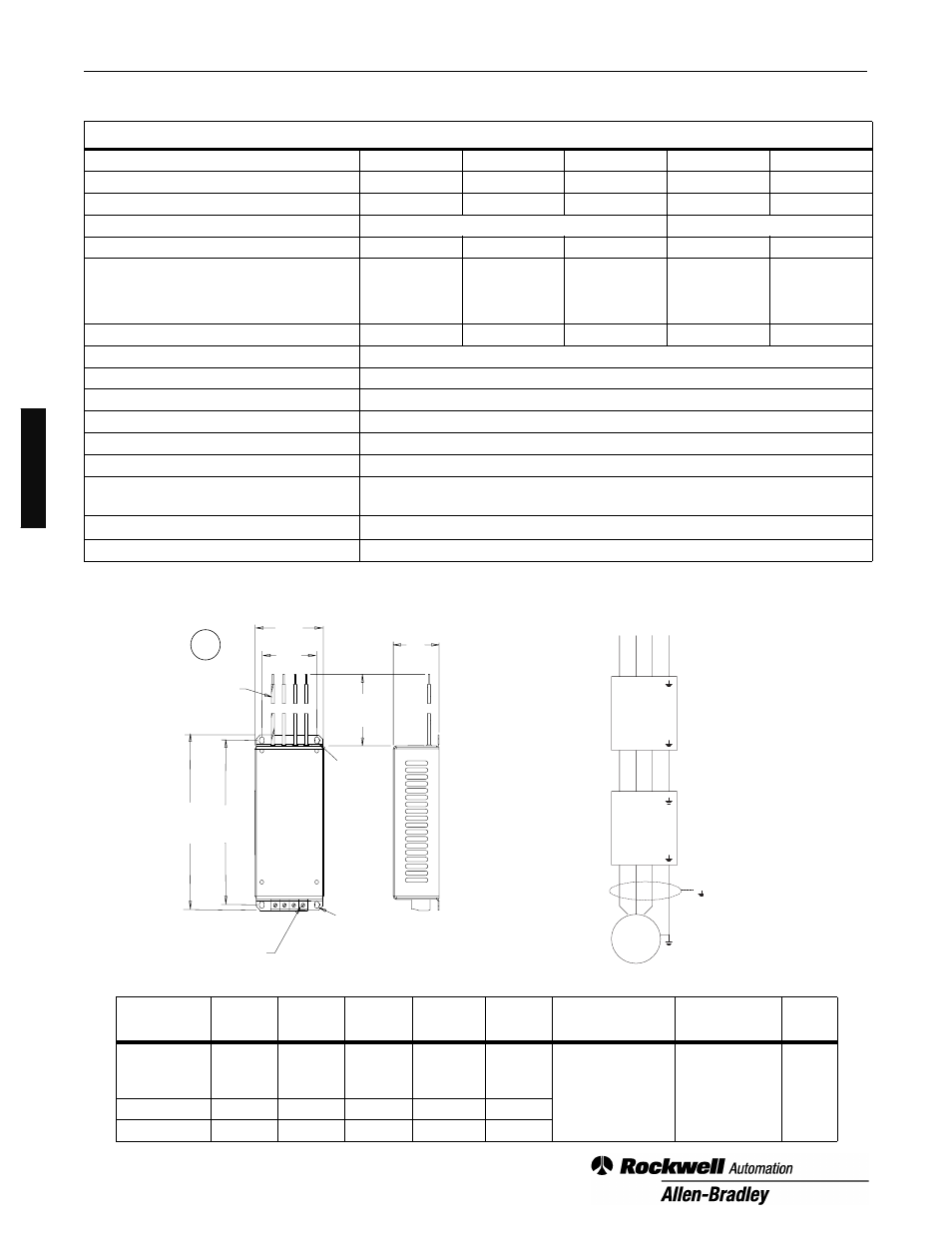 Rockwell Automation 160 Line Filter Module 160 Series B User Manual | Page 6 / 16