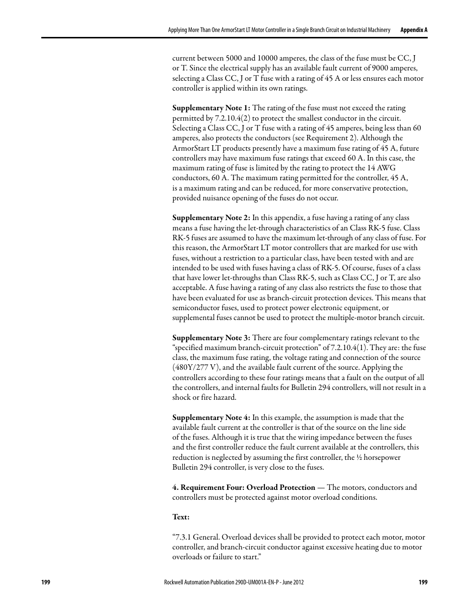 Rockwell Automation 294D ArmorStart LT Distributed Motor Controller DeviceNet Version - User Manual User Manual | Page 199 / 254