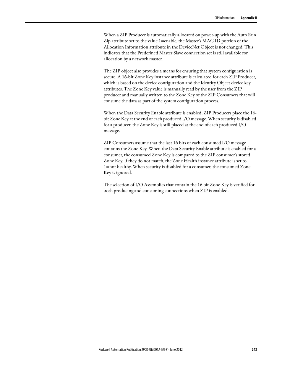 Rockwell Automation 294D ArmorStart LT Distributed Motor Controller DeviceNet Version - User Manual User Manual | Page 243 / 254