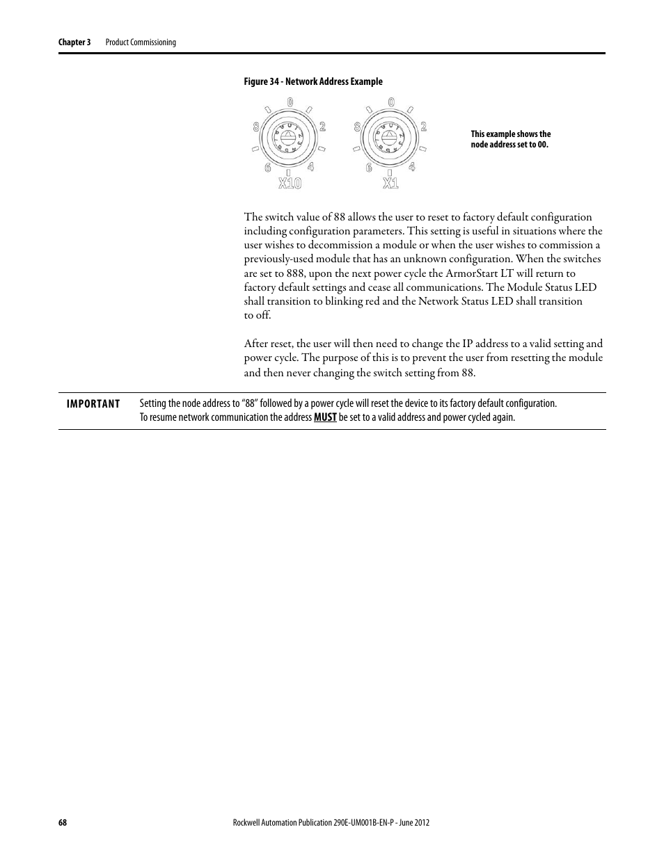 Rockwell Automation 294D ArmorStart LT Distributed Motor Controller DeviceNet Version - User Manual User Manual | Page 68 / 254