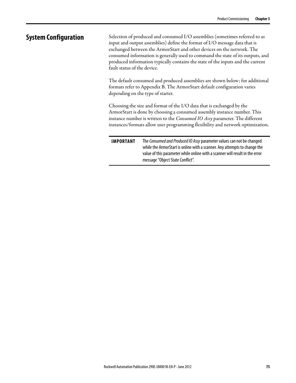 System configuration | Rockwell Automation 294D ArmorStart LT Distributed Motor Controller DeviceNet Version - User Manual User Manual | Page 75 / 254
