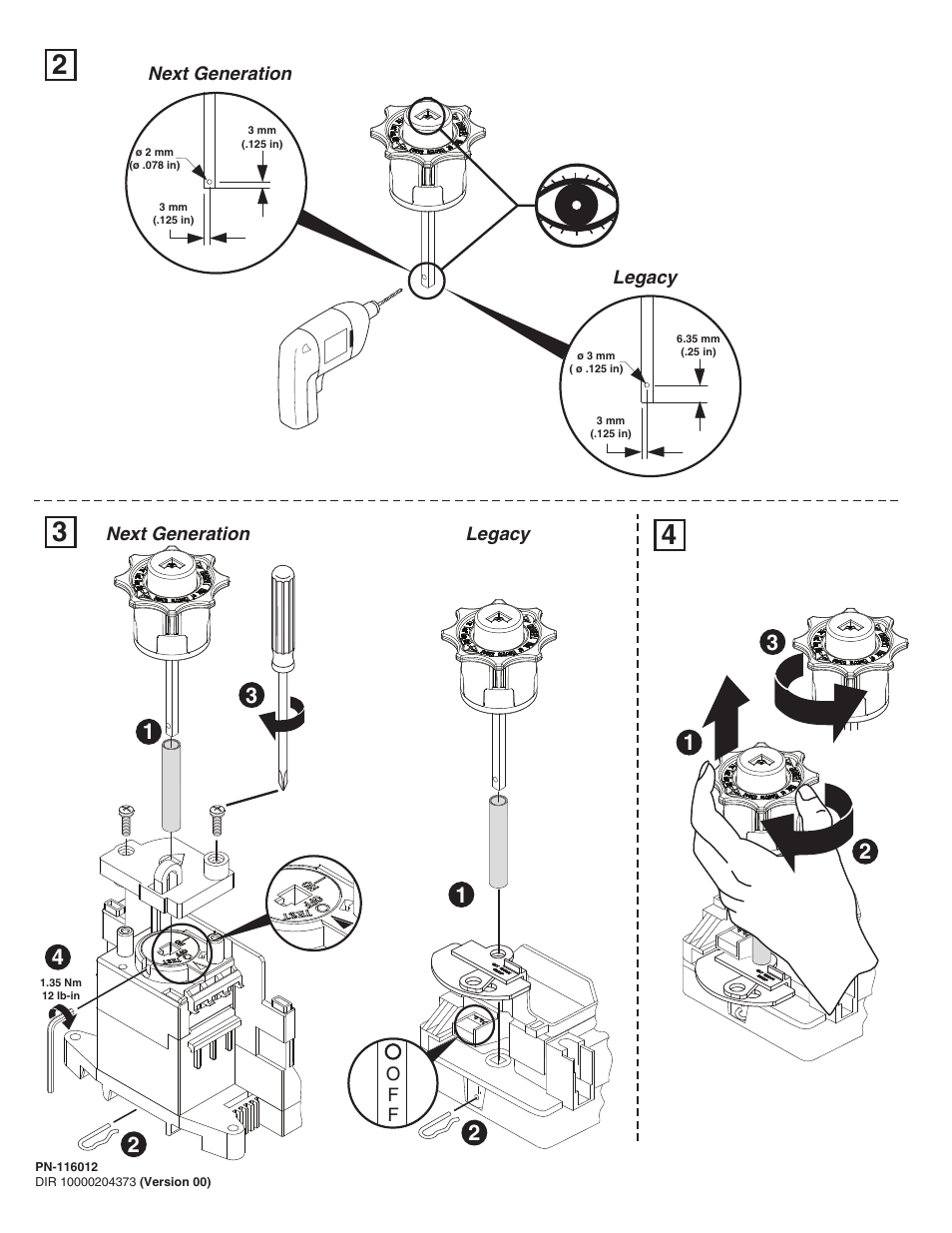 Rockwell Automation 194R-N1_2 Operating Handle User Manual | Page 2 / 4