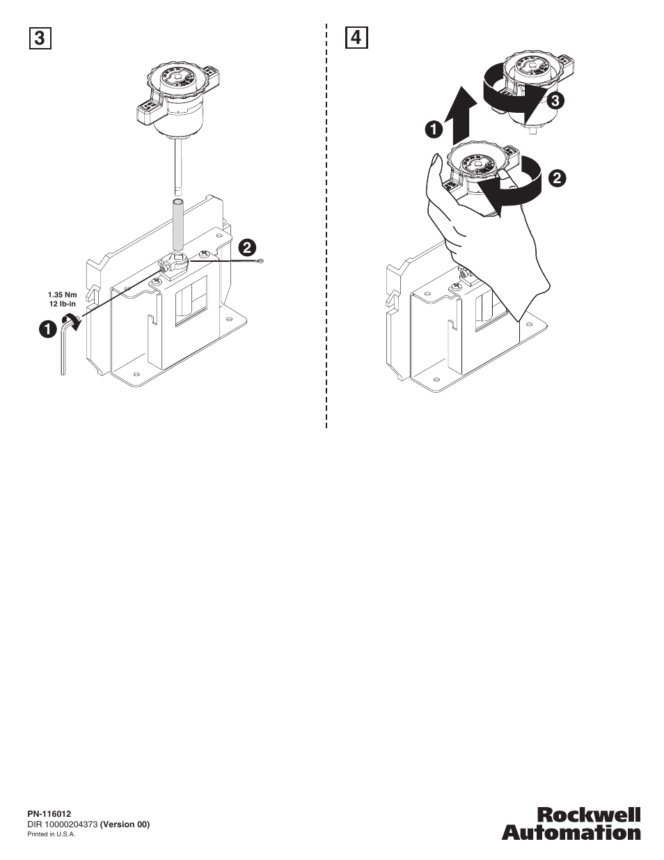 Rockwell Automation 194R-N1_2 Operating Handle User Manual | Page 4 / 4