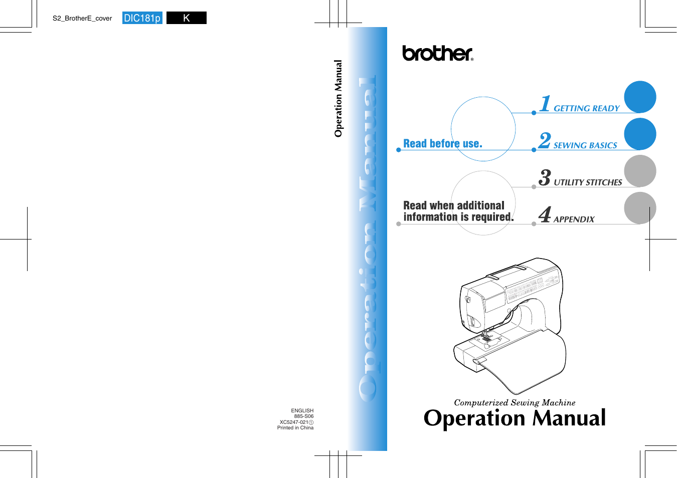 Brother CS 80 User Manual | 115 pages