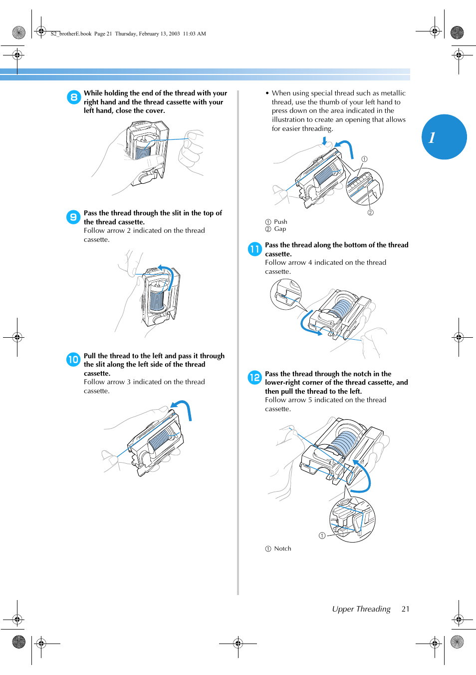 Brother CS 80 User Manual | Page 27 / 115