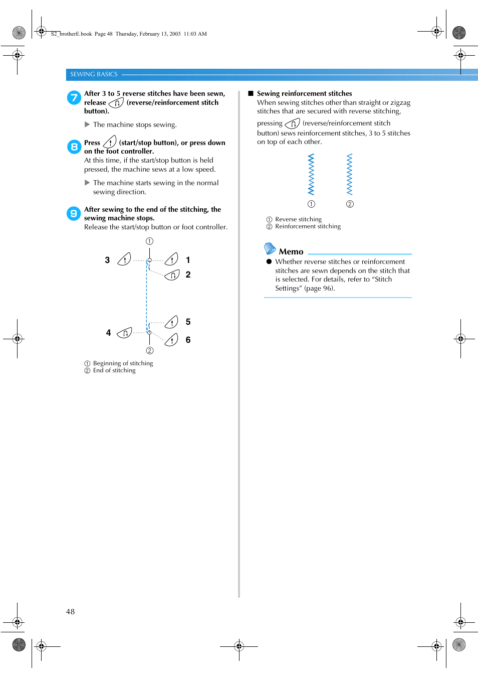 Brother CS 80 User Manual | Page 54 / 115