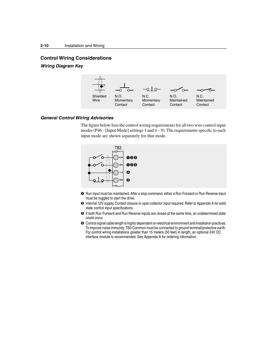 Control wiring considerations, Control wiring considerations -10 | Rockwell Automation 160 SSC Series C FRN 7.xx User Manual | Page 22 / 88