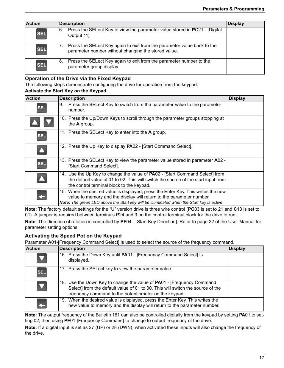 Rockwell Automation 161 SERIES B FRN 2.001 User Manual | Page 21 / 50