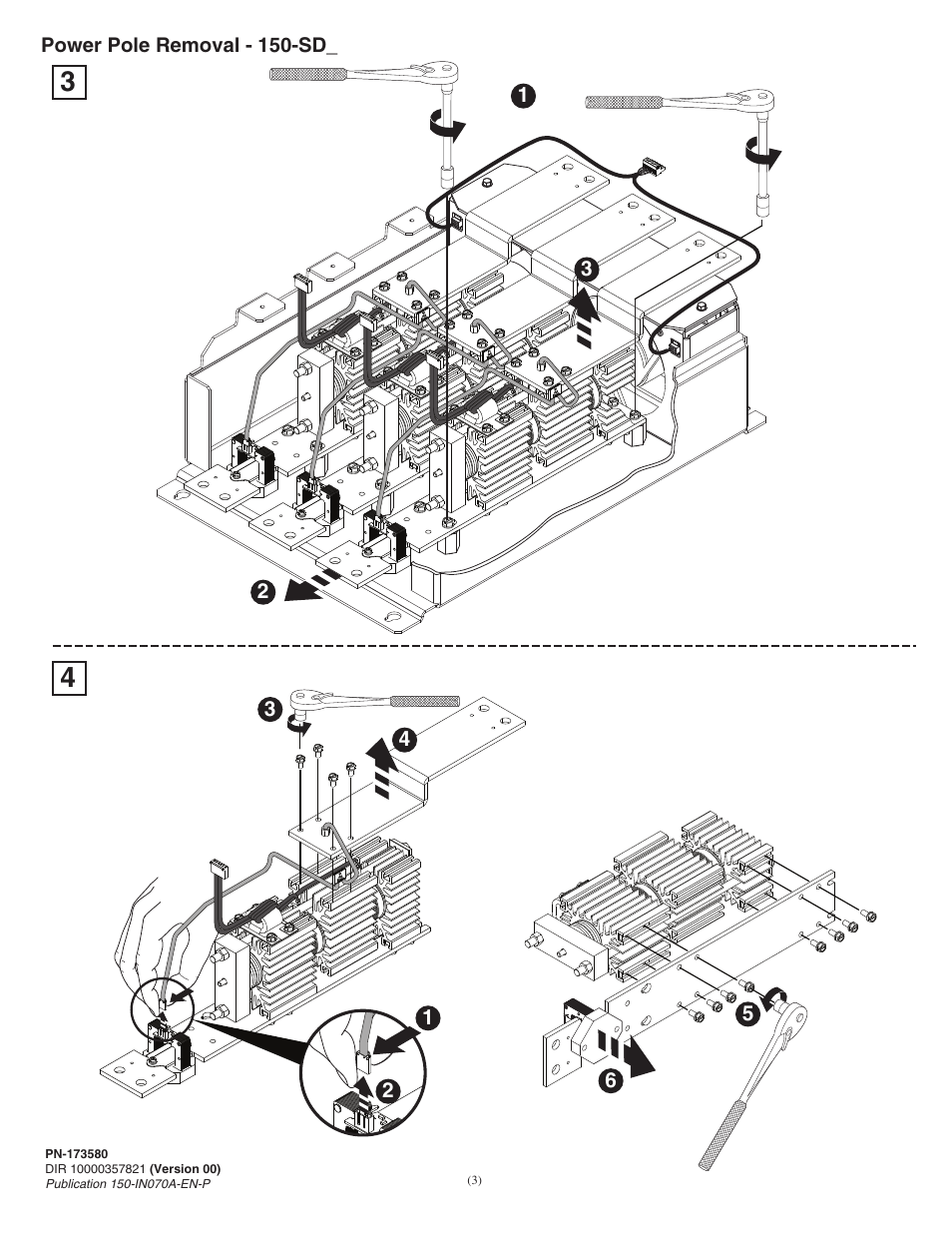Rockwell Automation 150-SPPD_ _ SMC-50 Power Pole Replacement User Manual | Page 3 / 6