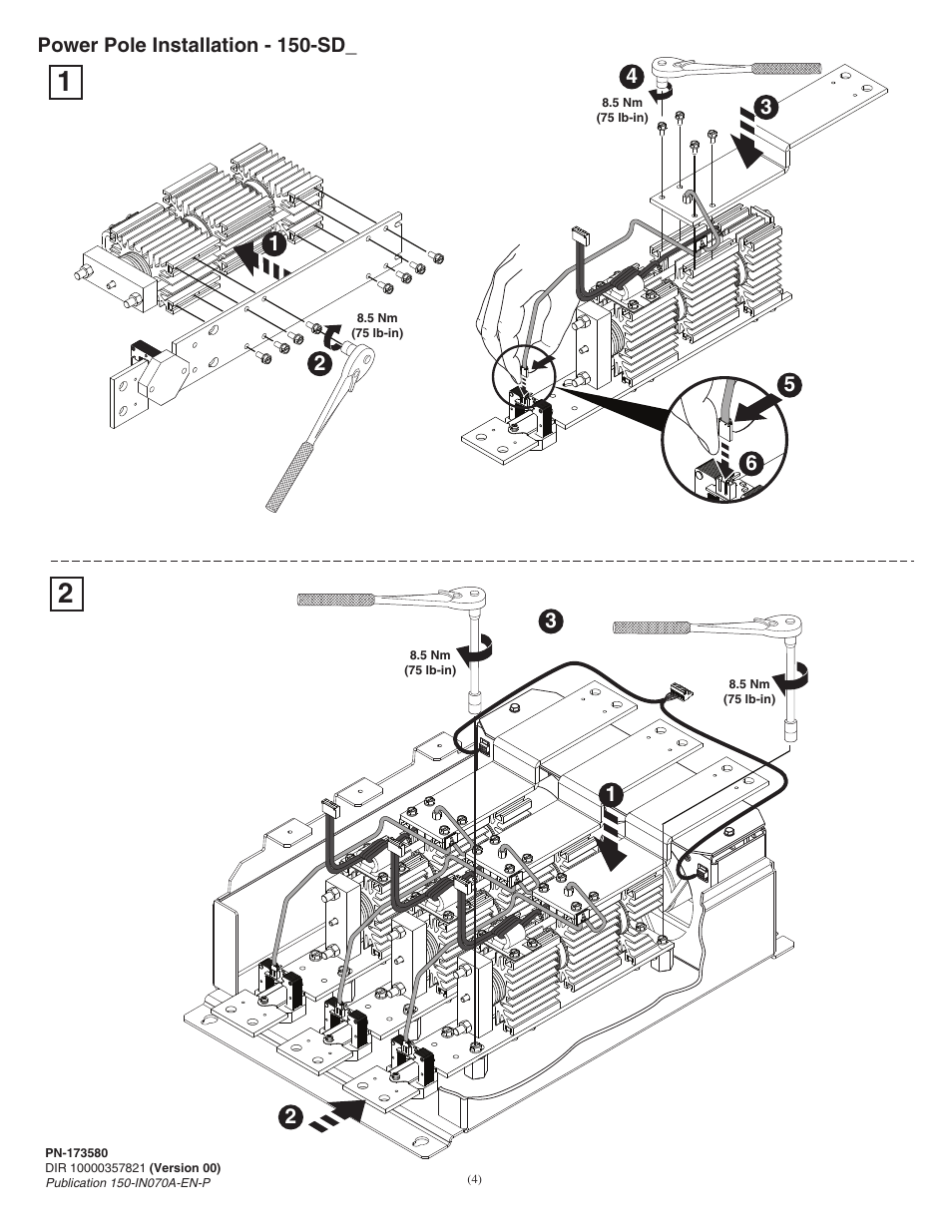 Rockwell Automation 150-SPPD_ _ SMC-50 Power Pole Replacement User Manual | Page 4 / 6