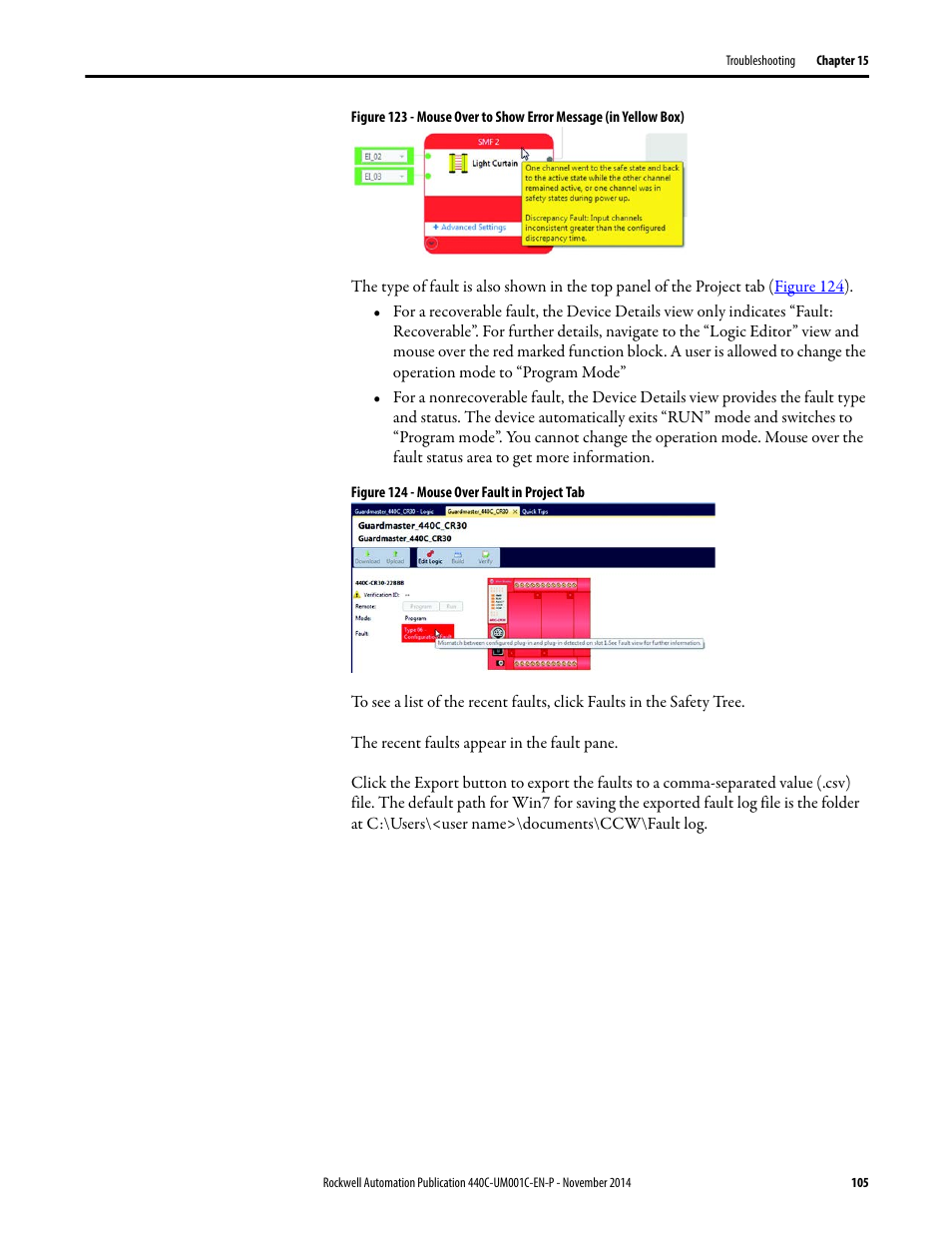 Rockwell Automation 440C Guardmaster 440C-CR30 Configurable Safety Relay User Manual User Manual | Page 105 / 150