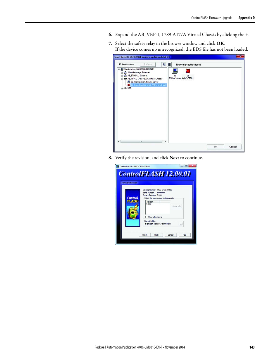 Rockwell Automation 440C Guardmaster 440C-CR30 Configurable Safety Relay User Manual User Manual | Page 143 / 150