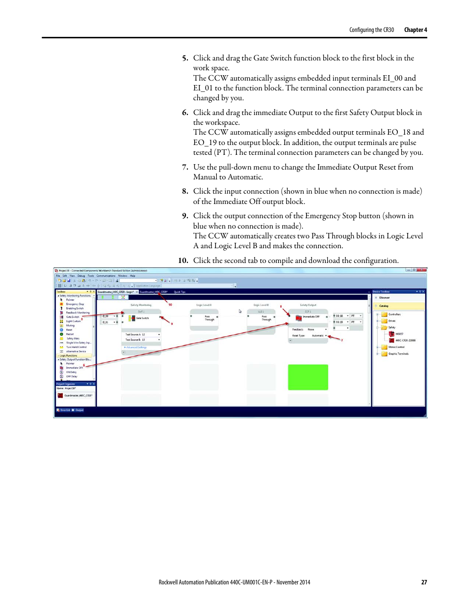 Rockwell Automation 440C Guardmaster 440C-CR30 Configurable Safety Relay User Manual User Manual | Page 27 / 150