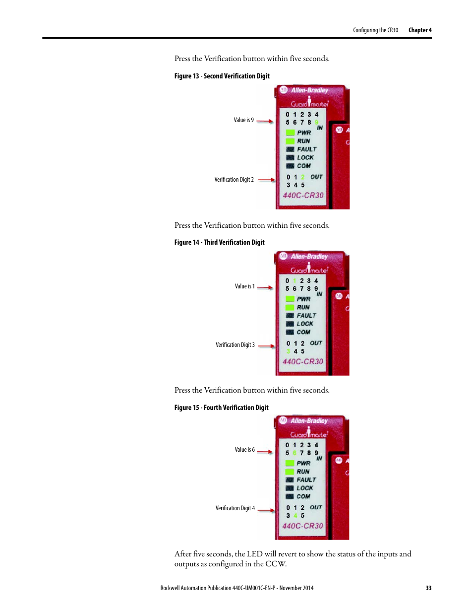 Rockwell Automation 440C Guardmaster 440C-CR30 Configurable Safety Relay User Manual User Manual | Page 33 / 150