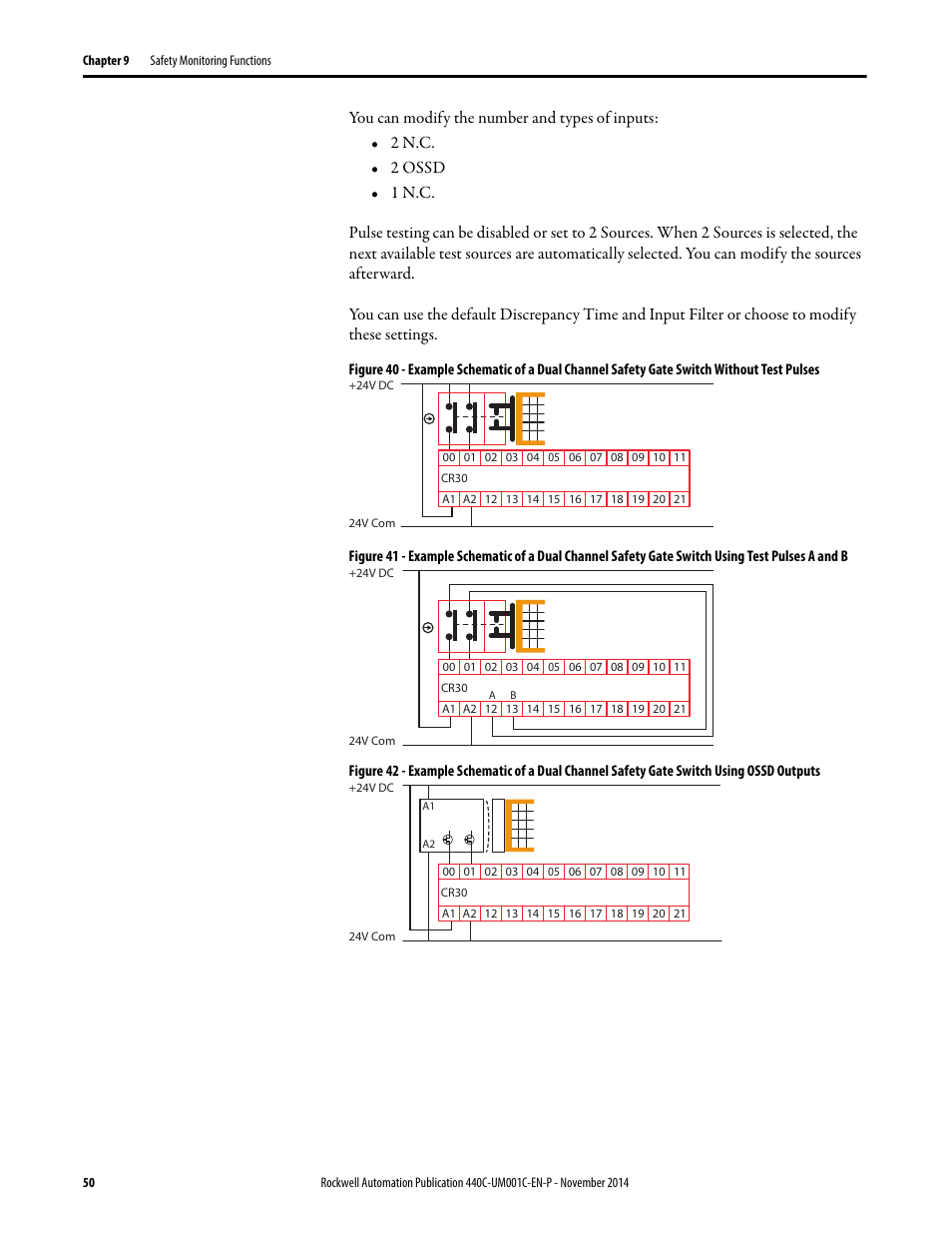 Rockwell Automation 440C Guardmaster 440C-CR30 Configurable Safety Relay User Manual User Manual | Page 50 / 150